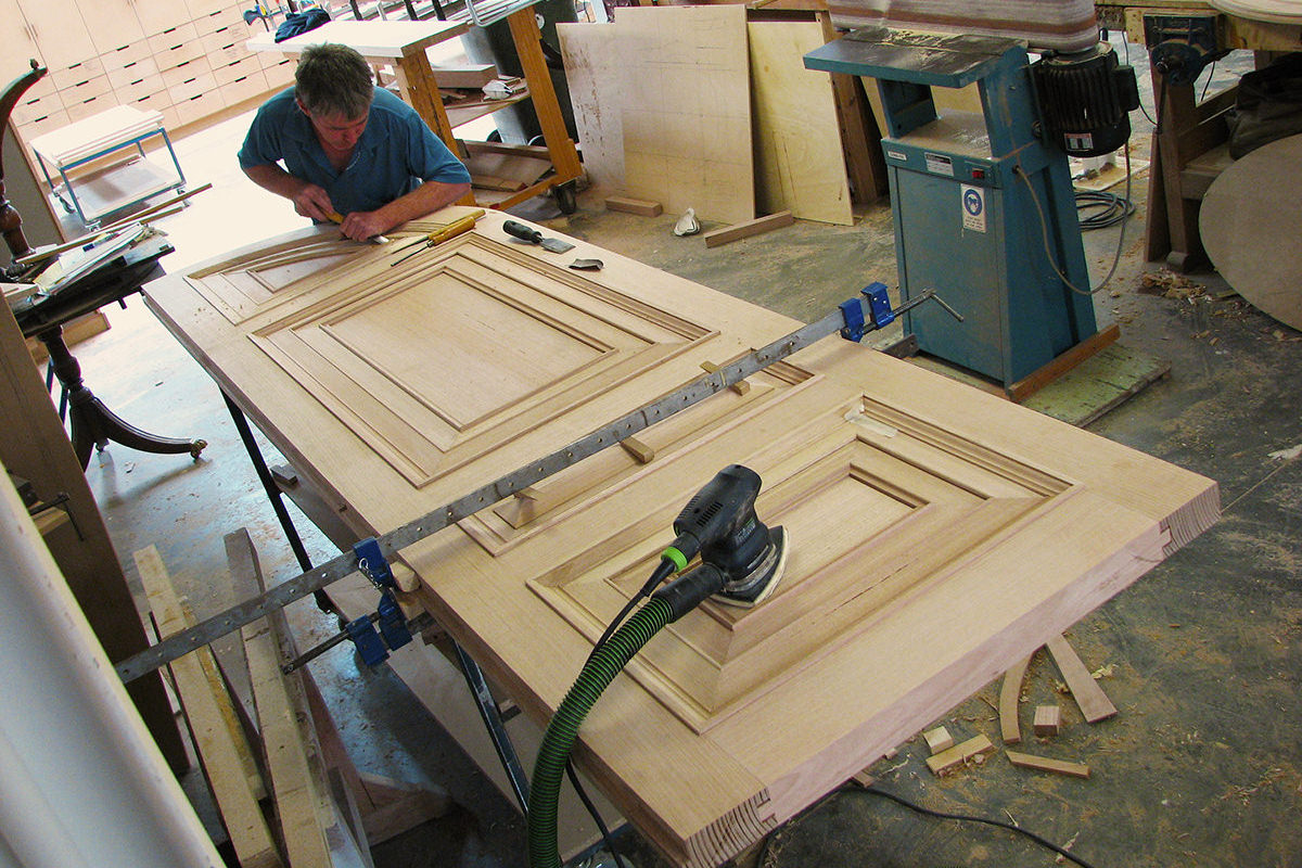Making solid timber doors in the McKay Joinery workshop